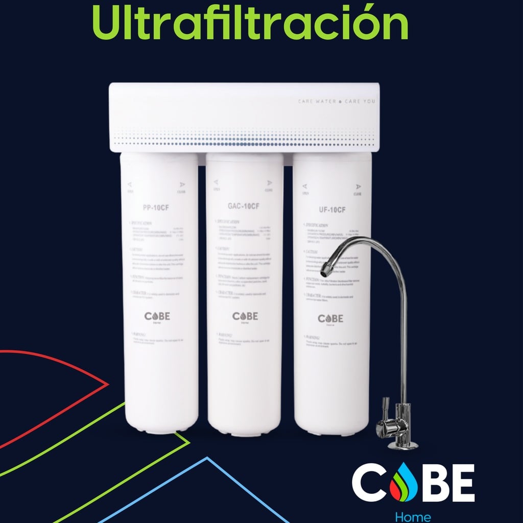 COBE-UF-3 Sistema de Ultrafiltración Cobe · 3 pasos · 0.5 GPM